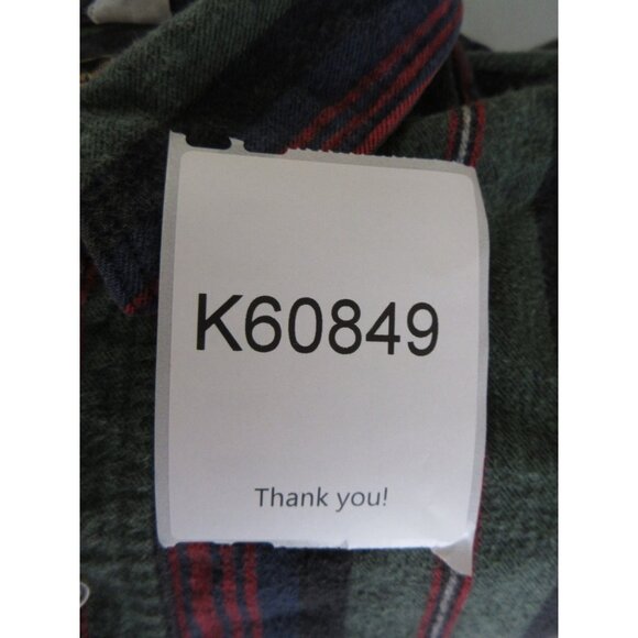 VINTAGE Eddie Bauer Shirt Medium McKinley Cloth Flannel Striped USA * - Picture 11 of 11